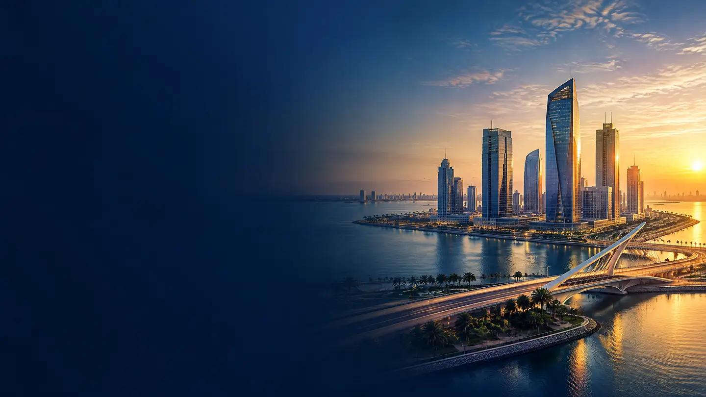 Eastern Province business district in Saudi Arabia